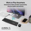 Promate Slim Profile Full-Size Wireless Keyboard & Mouse Combo - Image 3