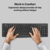 Promate Slim Profile Full-Size Wireless Keyboard & Mouse Combo - Image 6