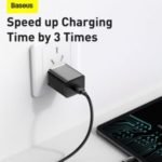 Baseus Super Si quick charger IC 30W CN Black Adapter