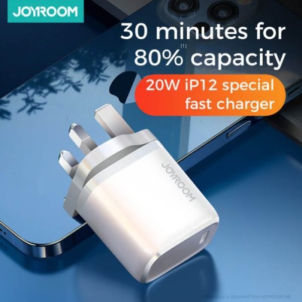 Joyroom NRT-DY139U 20W PD USB Type-C Fast Charging Travel Charger - Image 3