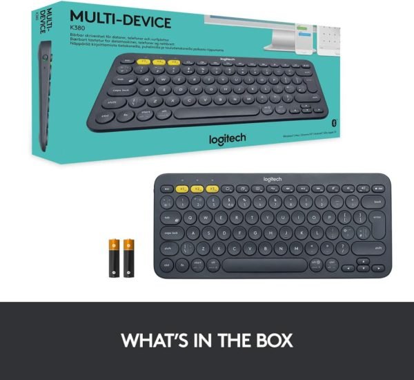 Logitech K380 Multi-Device Bluetooth Keyboard - Image 7