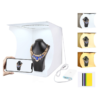 PULUZ 30cm Photo Box with Ring Light (6 Colour Backdrops) - Image 2