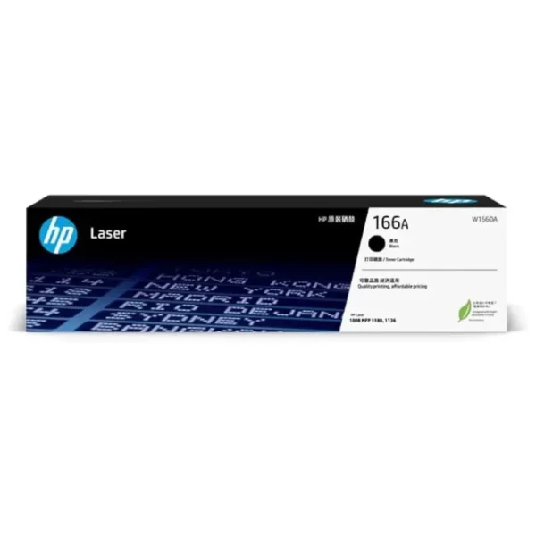 HP 166A Black Original LaserJet Toner Cartridge for M130fw/M132 Printers