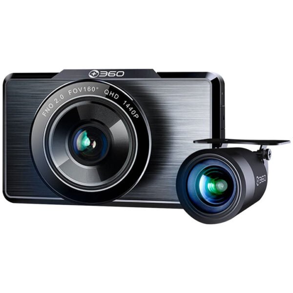 360 2K HD Dash Cam with 1080p Rear Dash Cam G500H